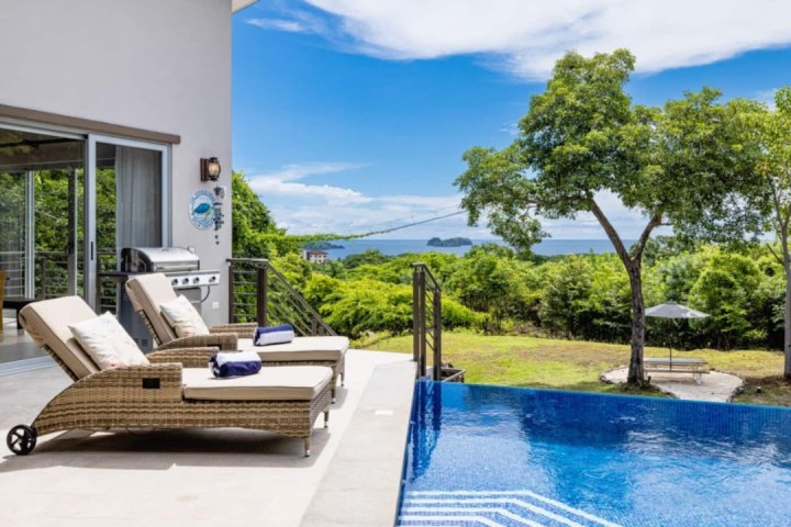 a large pool of water