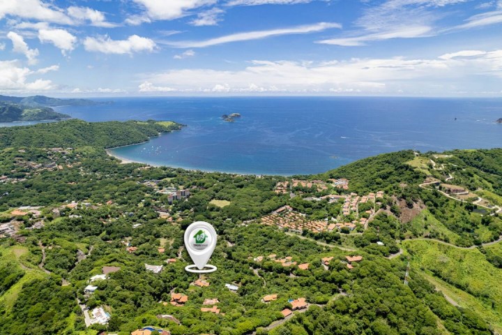 a close up of a hillside next to a body of water