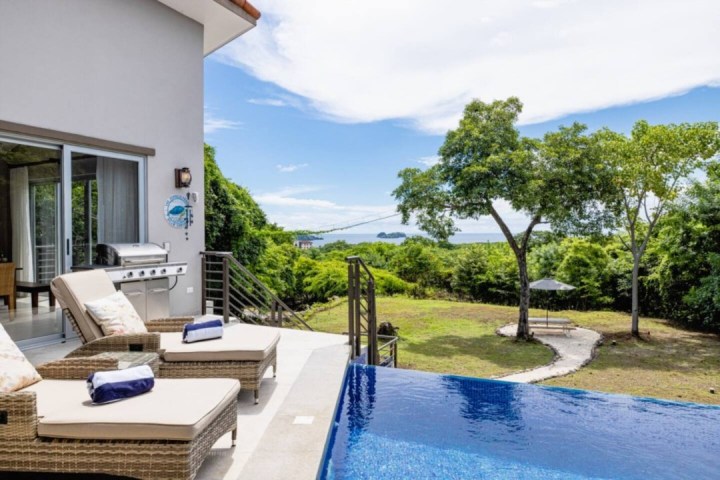 a house with a pool table