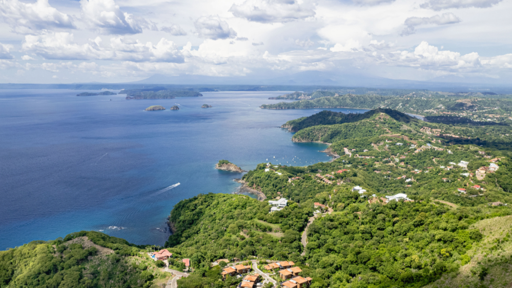 a view of a large body of water