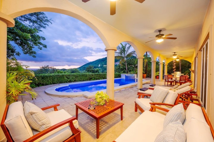 a view of a living room