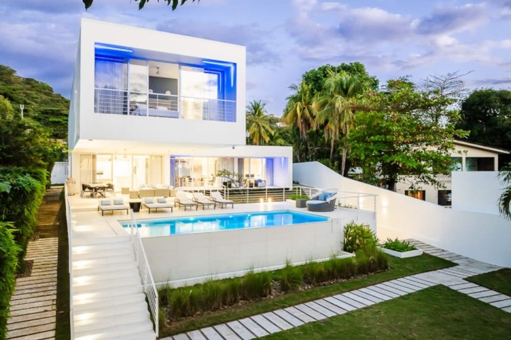 a large pool of water