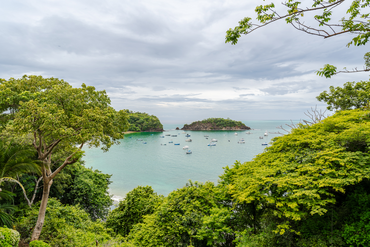 Tropical bay view near Playa Ocotal, Guanacaste
