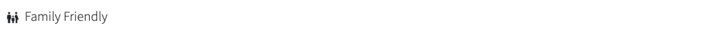 Icon of two people with 'Family Friendly' text