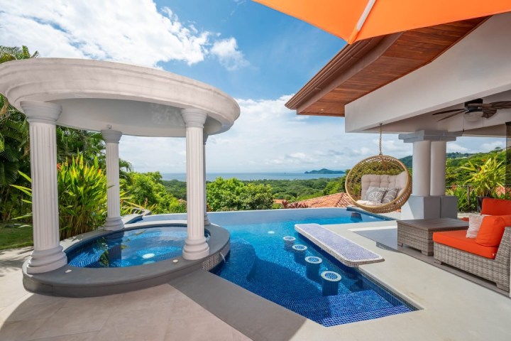 a large pool of water